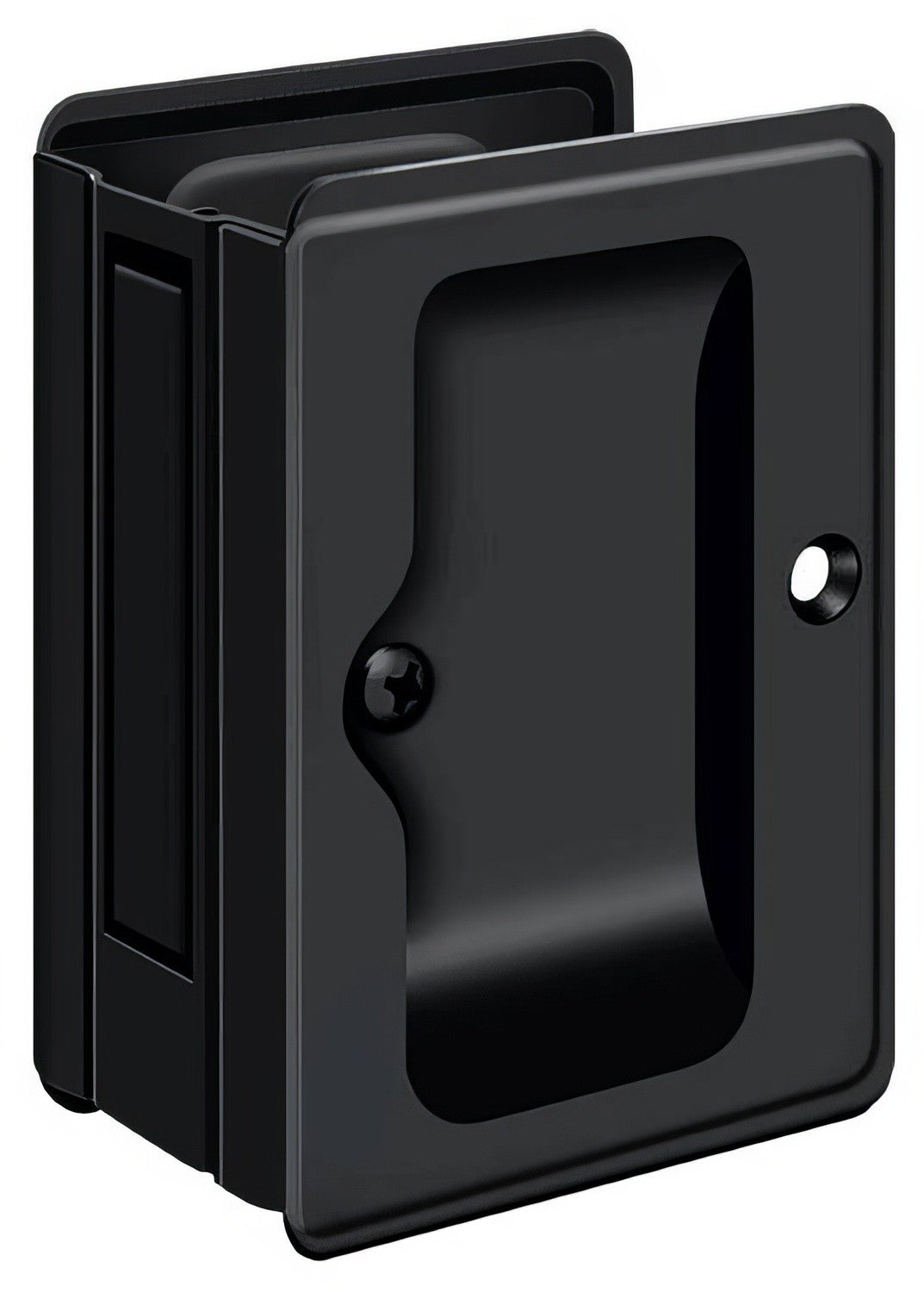 Deltana SDPA325U19 paint black passage pocket door lock