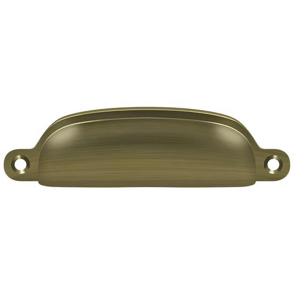 Deltana SHP29U5 antique brass cup pull
