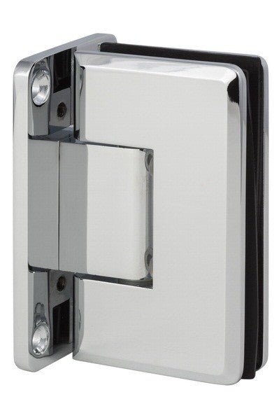 Sure-Loc Hardware Sure-Loc SHR-H4BV 26 2-1/4" x 4" Beveled Shower Glass Hinge Polished Chrome