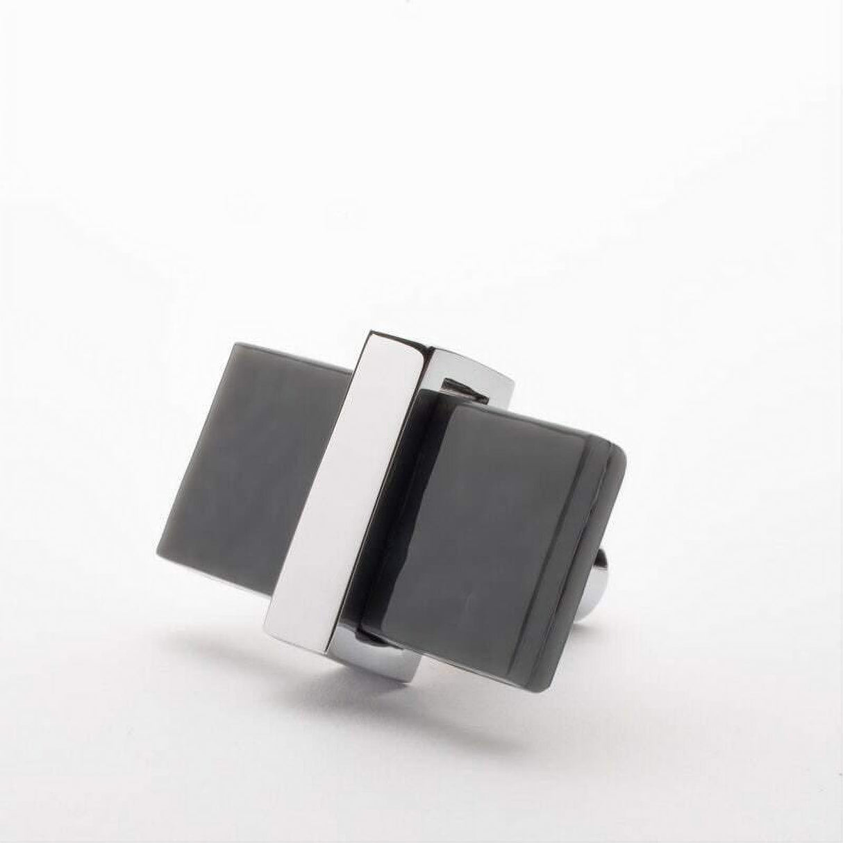 Sietto K-1902-PC Adjustable Slate Gray Knob Polished Chrome
