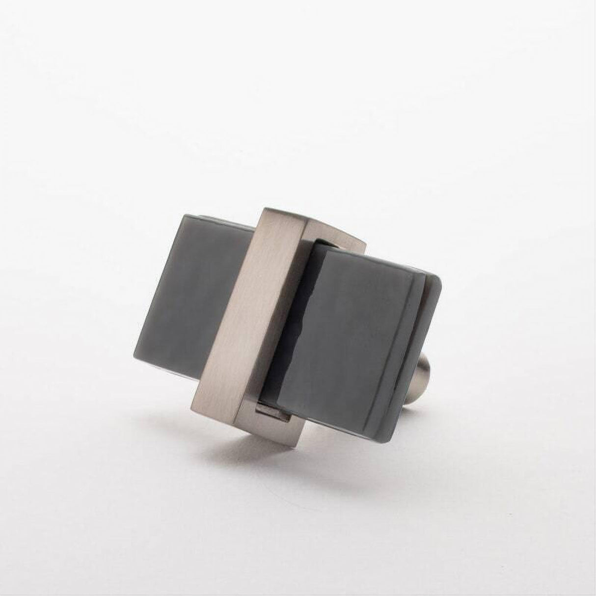 Sietto K-1902-SN Adjustable Slate Gray Knob Satin Nickel