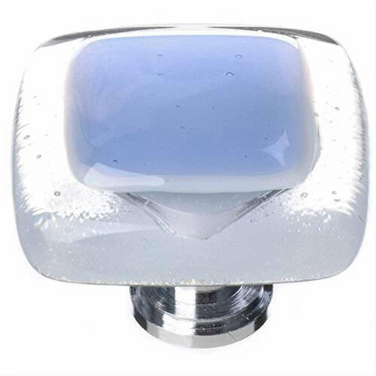 Sietto K-704-PC Reflective Sky Blue Knob Polished Chrome