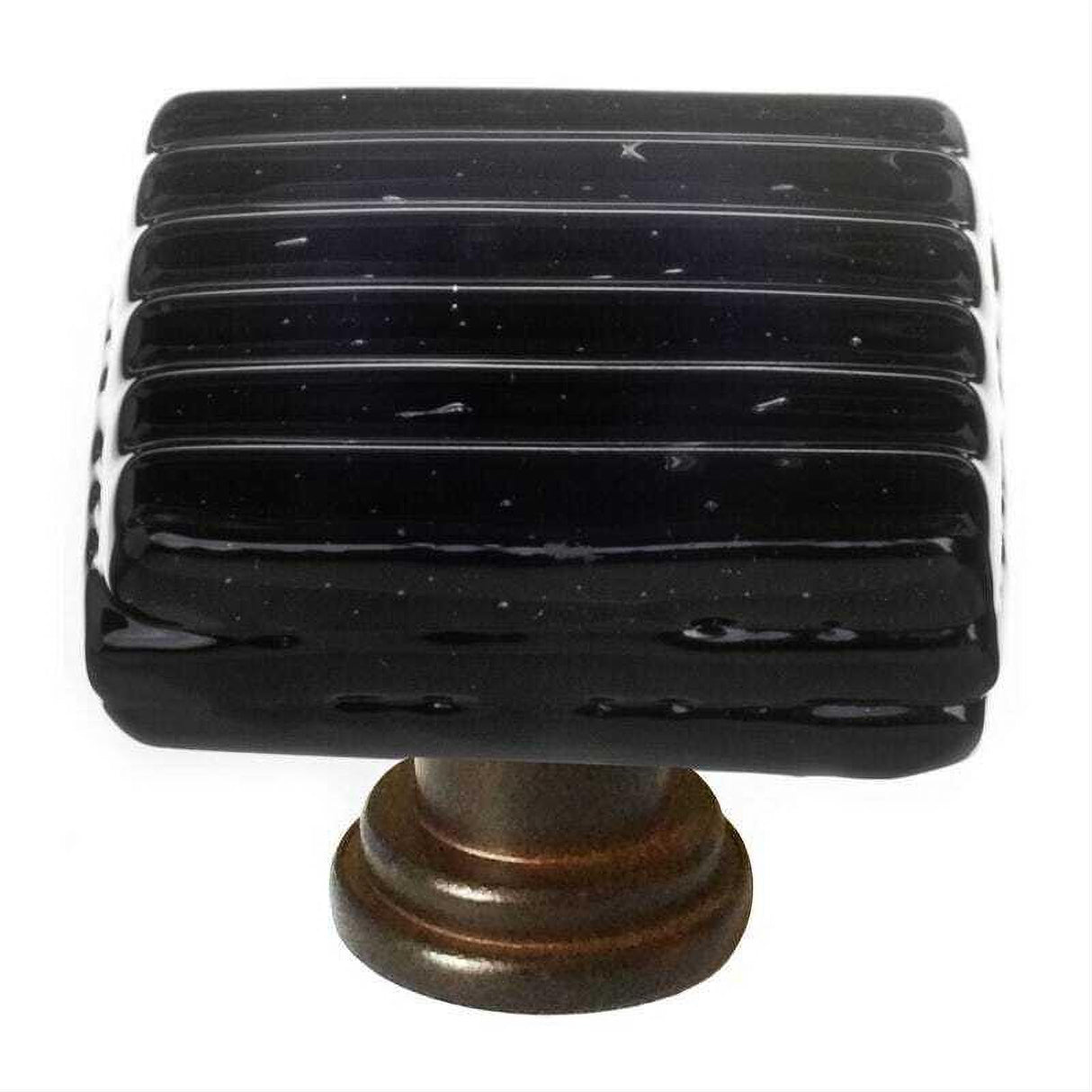 Sietto K-802-ORB Reed Black Knob Oil Rubbed Bronze
