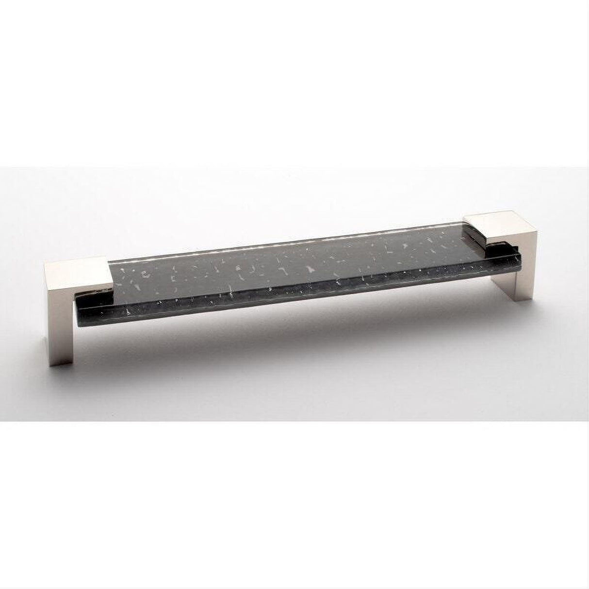 Sietto P-1202-8-PN Affinity Slate Gray Pull Polished Nickel