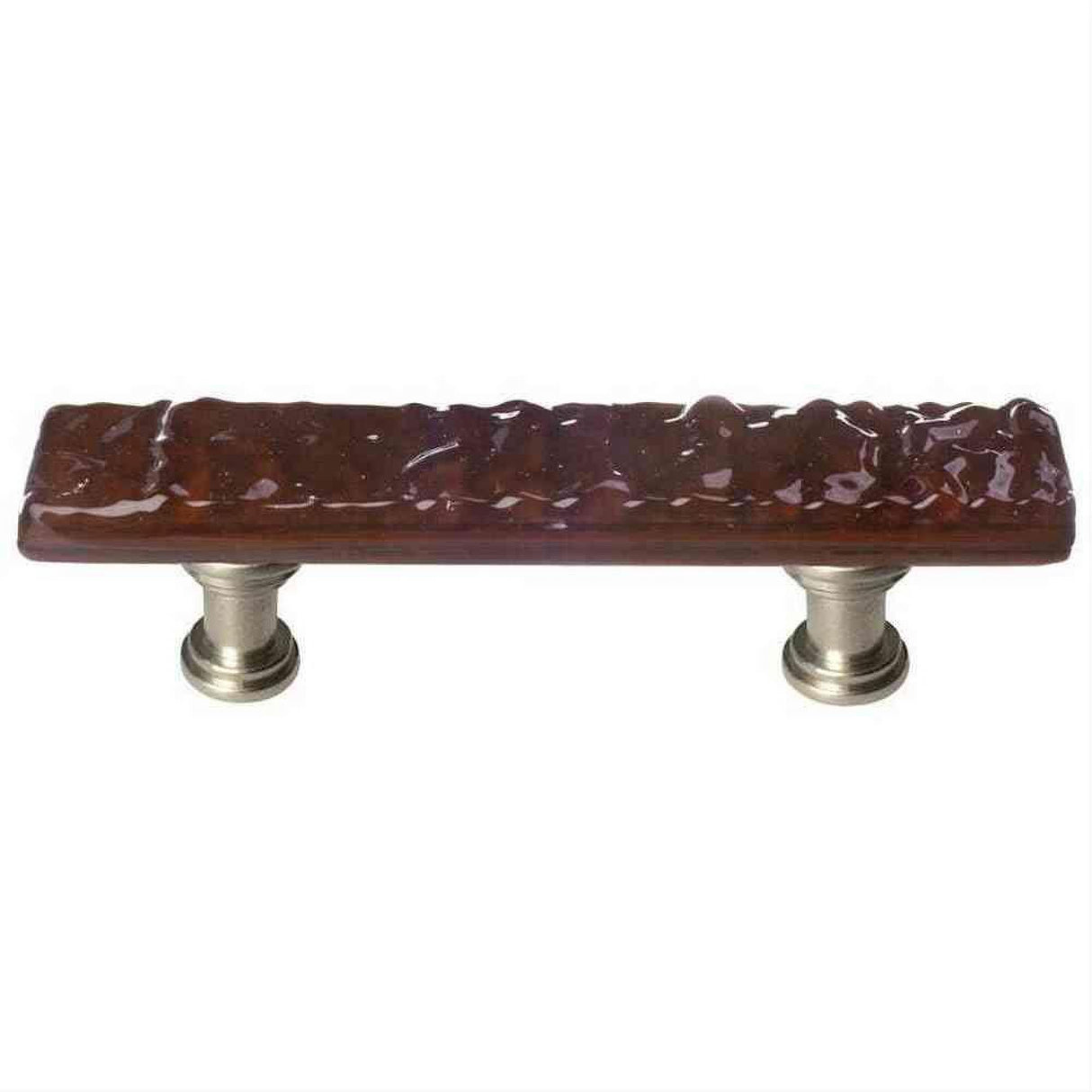 Sietto P-209-SN Glacier Woodland Brown Pull Satin Nickel