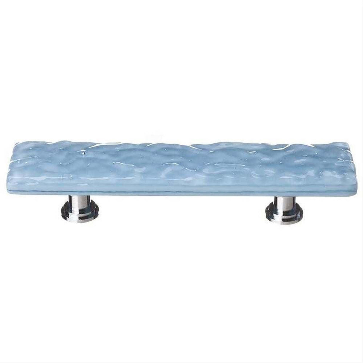 Sietto P-215-PC Glacier Powder Blue Pull Polished Chrome