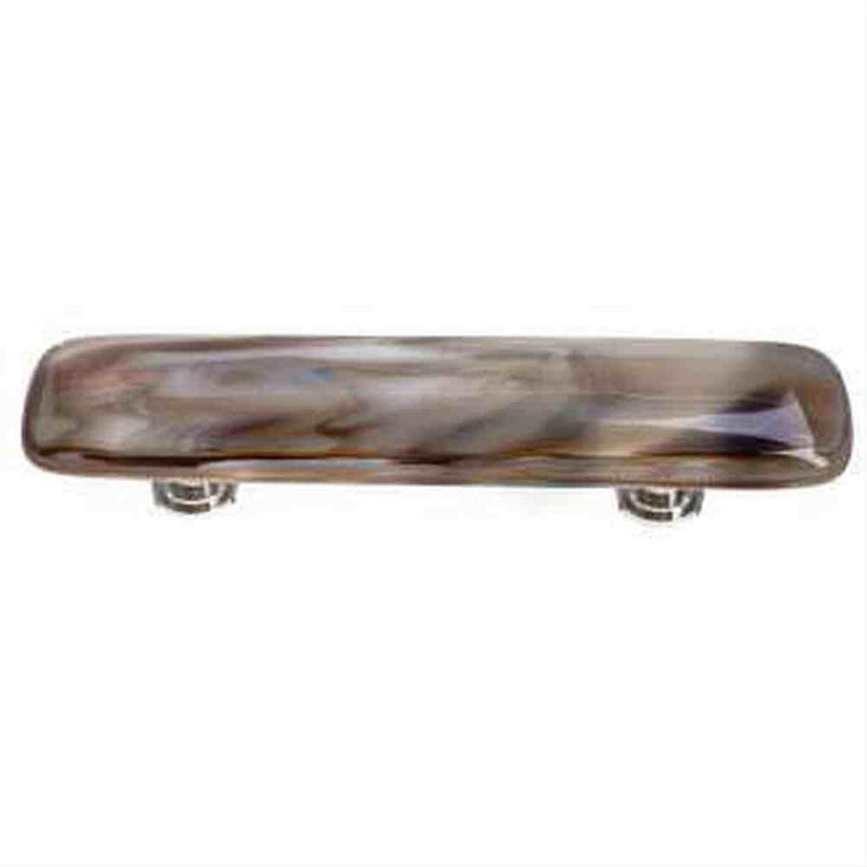 Sietto P-305-PC Cirrus White with Brown Pull Polished Chrome
