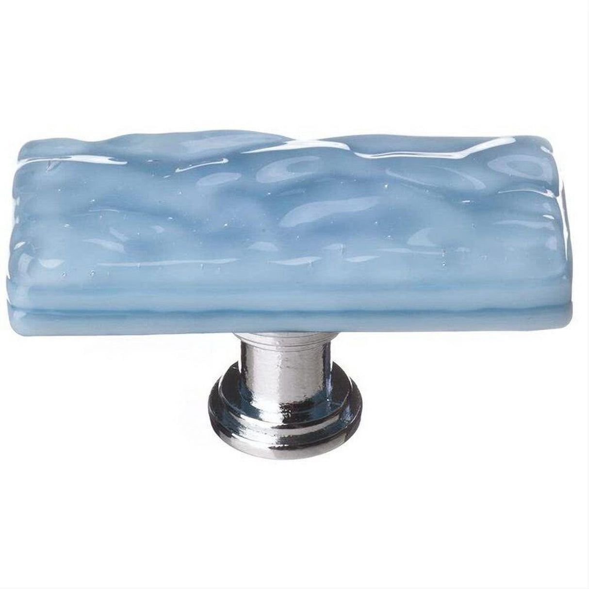 Sietto SLK-215-PC Skinny Glacier Powder Blue Knob Polished Chrome