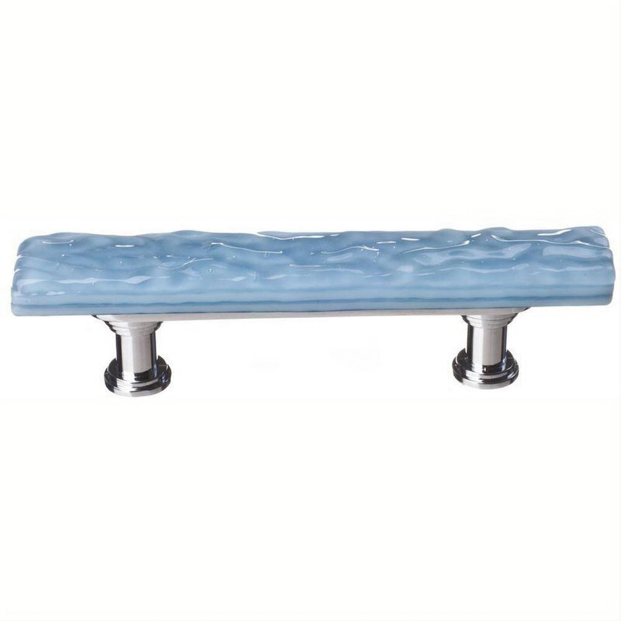 Sietto SP-215-PC Skinny Glacier Powder Blue Pull Polished Chrome