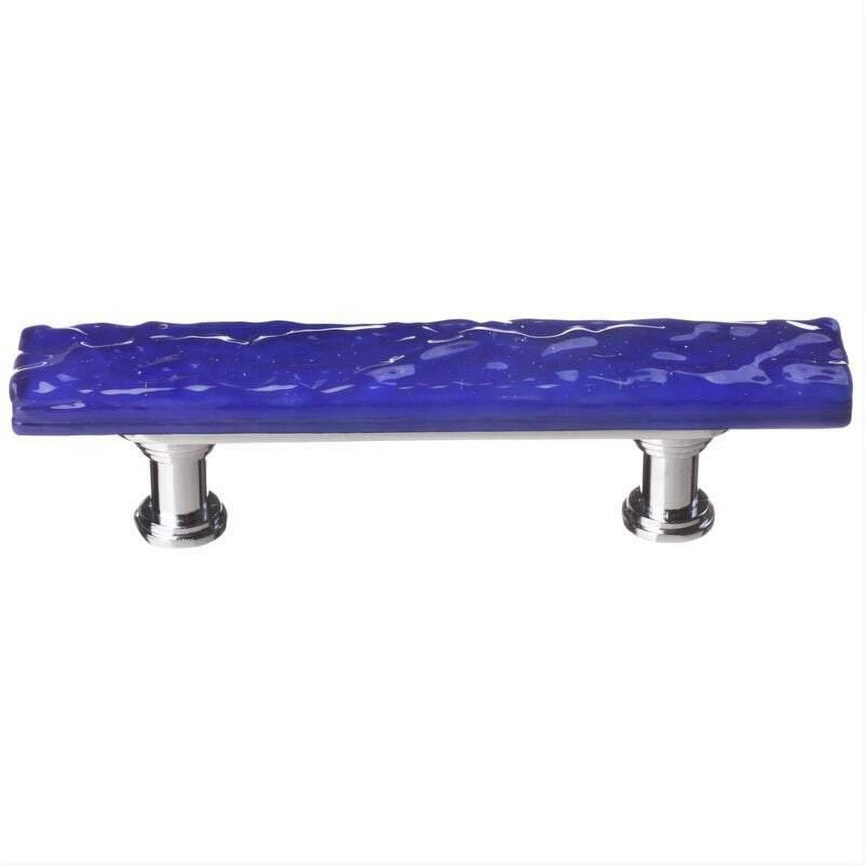 Sietto SP-221-PC Skinny Glacier Deep Cobalt Blue Pull Polished Chrome