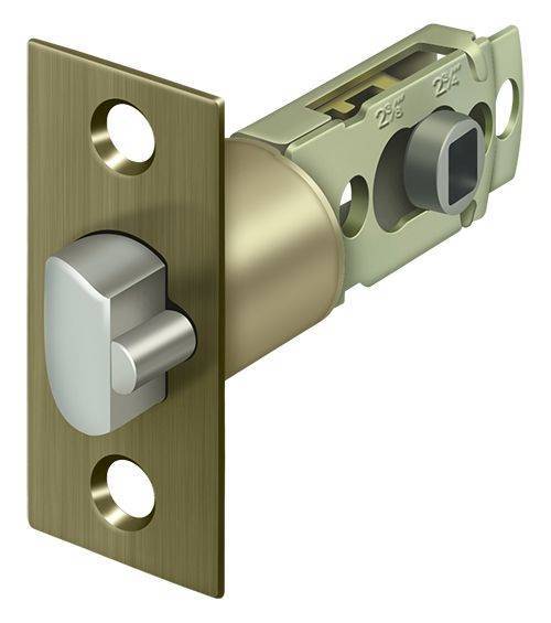 Deltana SLE23875U5 SLE23875 2-1/4" x 1" Entry Door Latch Antique Brass