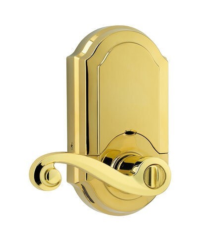 Kwikset 911LL-S keyless entry door lever