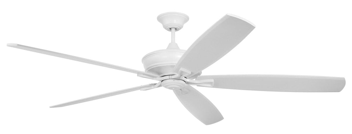 Craftmade SNT72MWW5 72" Santori Ceiling Fan in Matte White