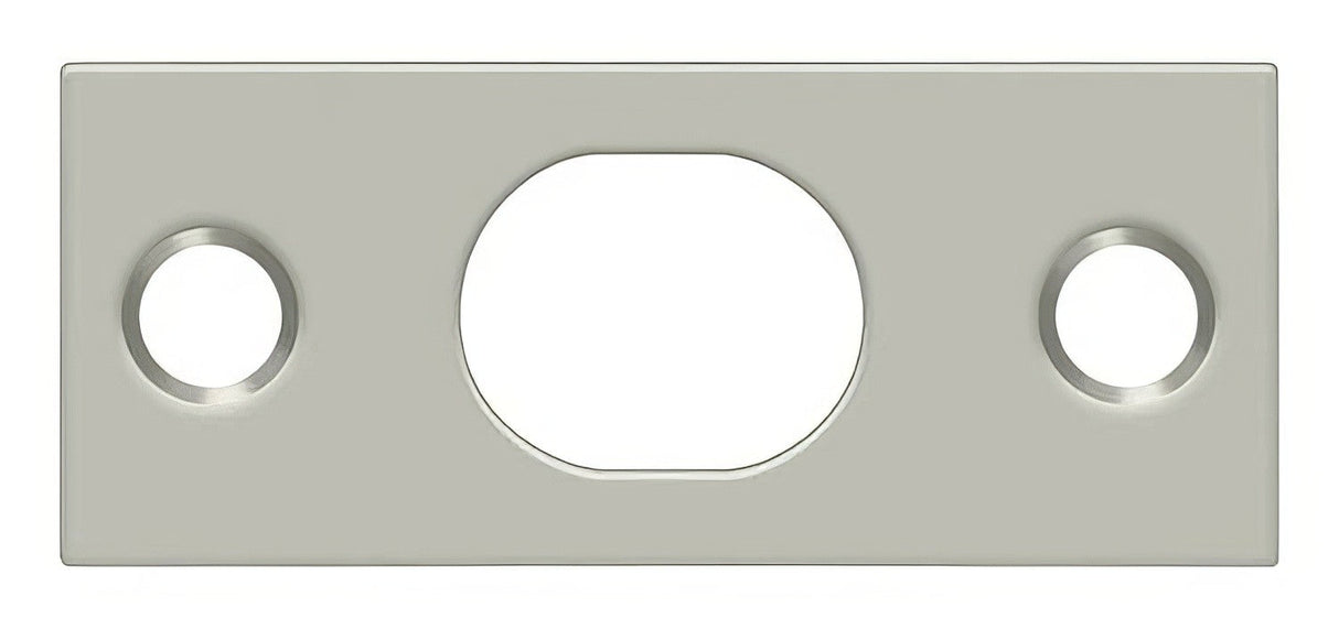 Deltana SP12EFB15 satin nickel strike plate