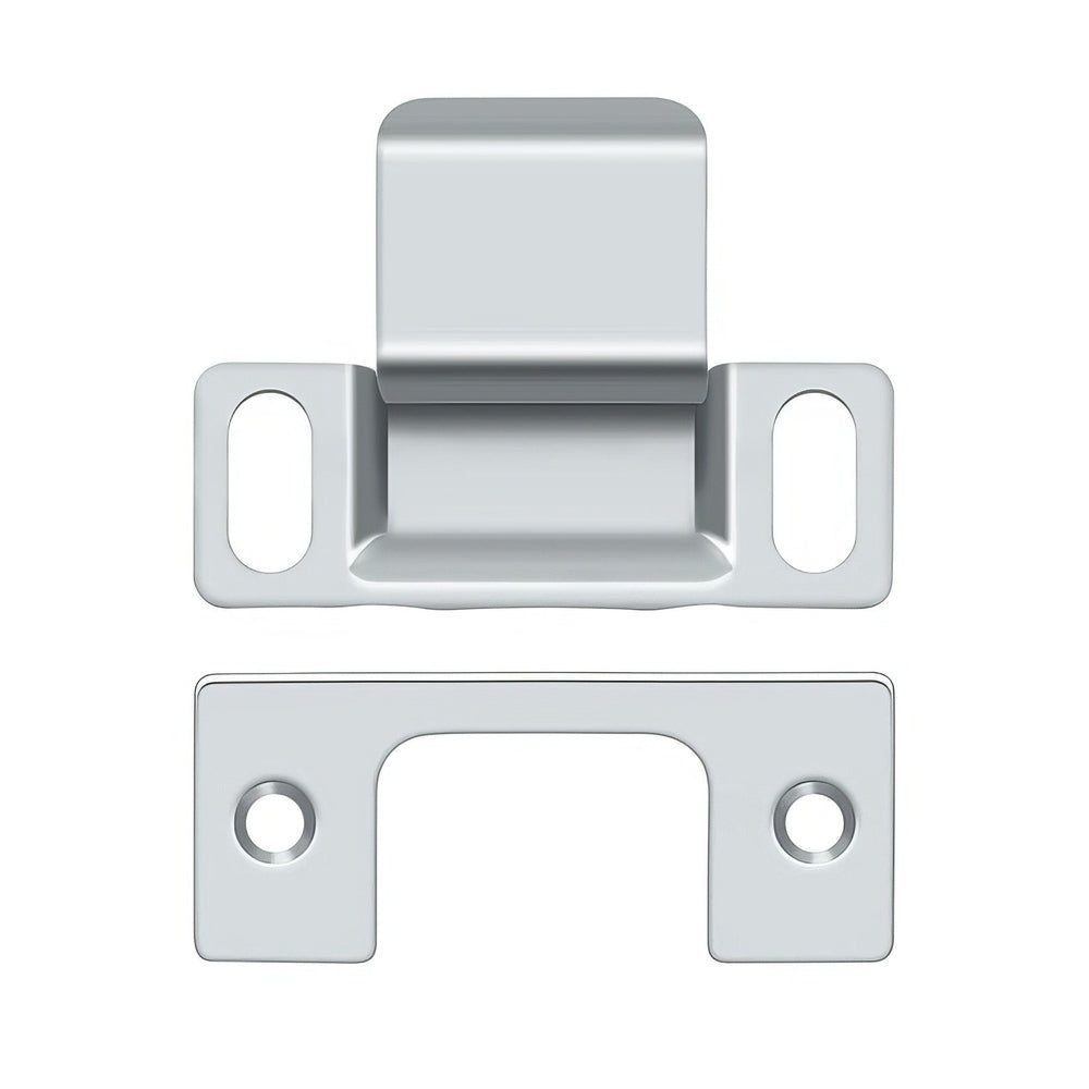 Deltana SP2751U26 chrome dust cup strike plate