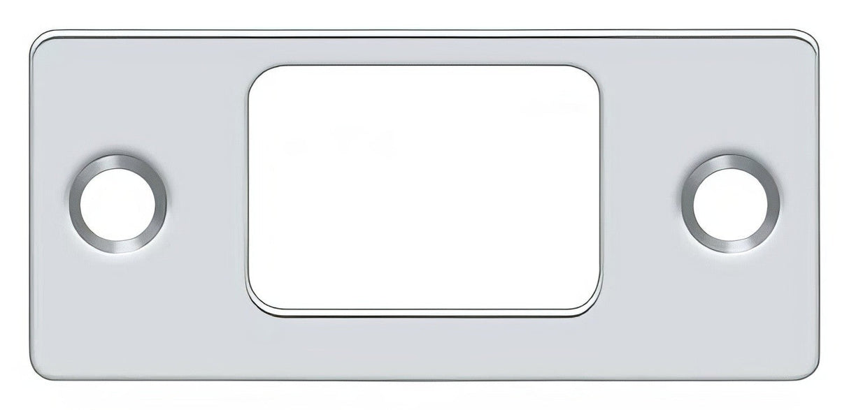 Deltana SP2753U26 chrome deadbolt strike plate