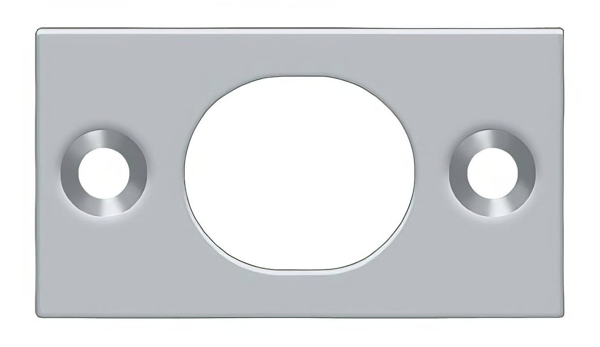 Deltana SP6FBU26D brushed chrome strike plate