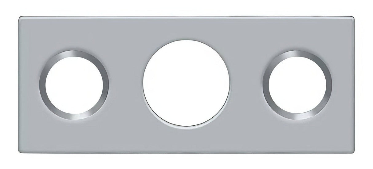 Deltana SP7FBR26D brushed chrome strike plate