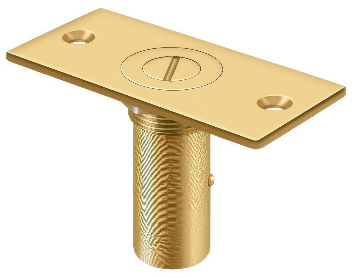 Deltana SPDP35S003 lifetime polished brass dust proof strike