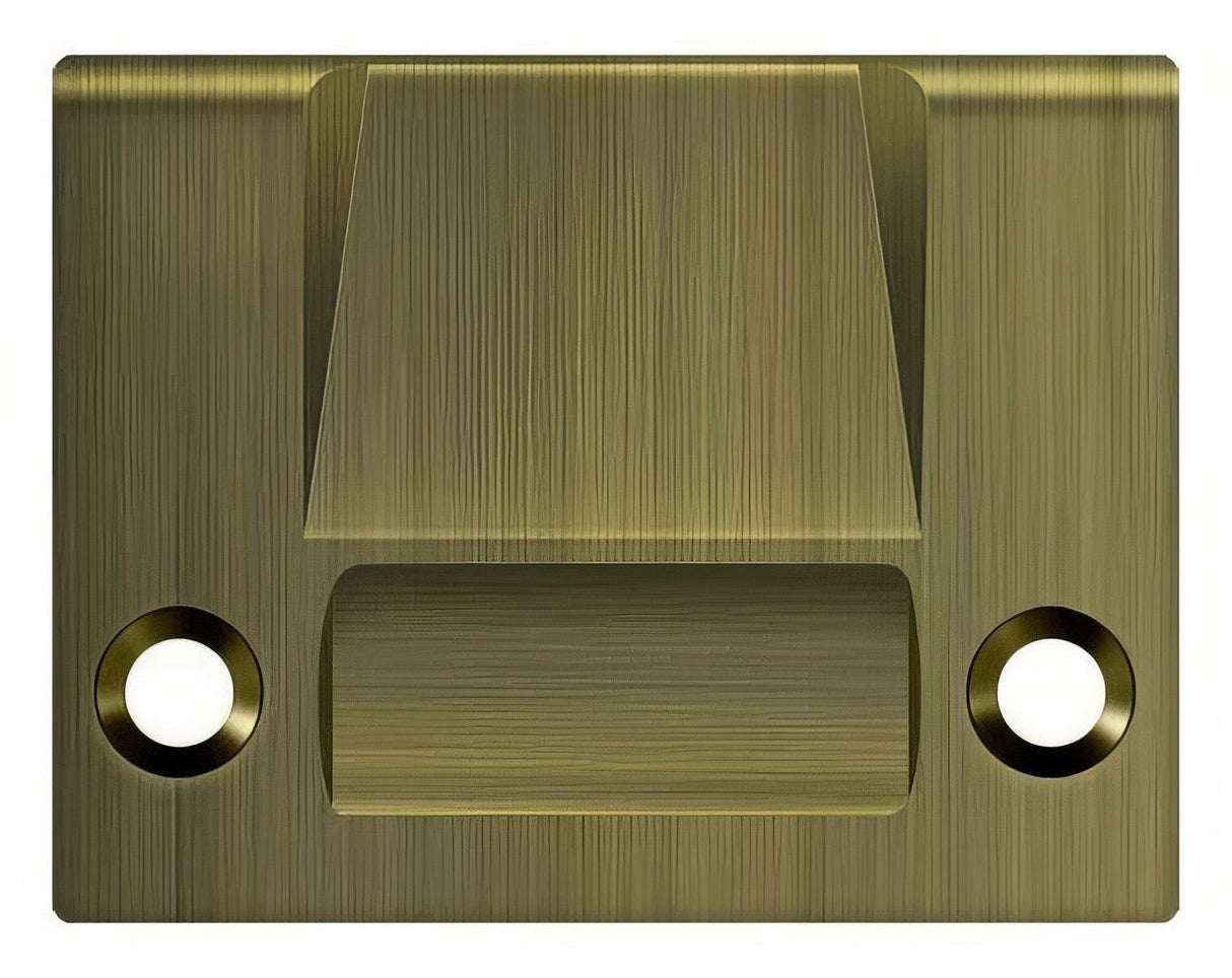 Deltana SPRCA430U5 antique brass strike plate