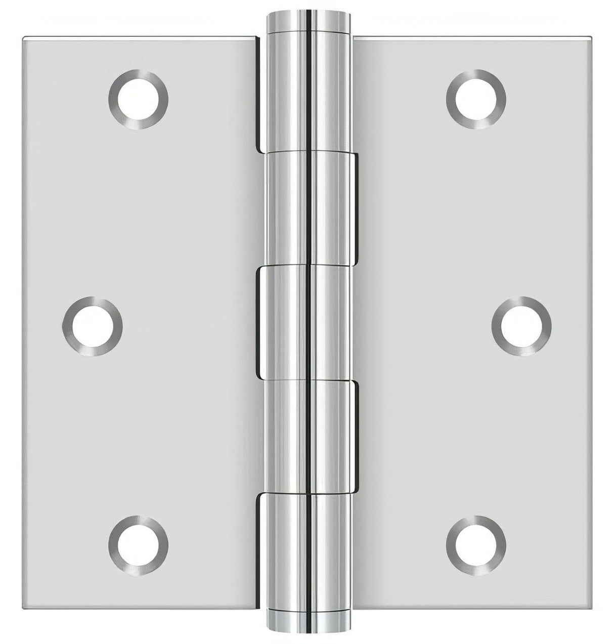 Deltana SS33U32D door hinge in polished brass, additional view