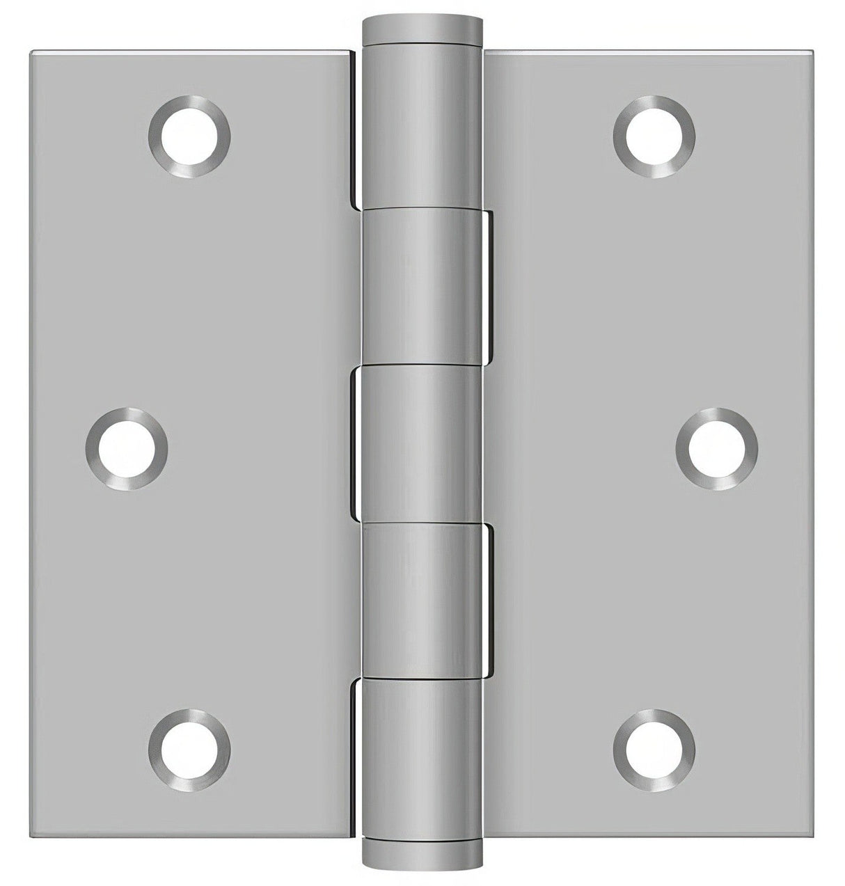 Deltana SS33U32D door hinge in satin stainless, additional view