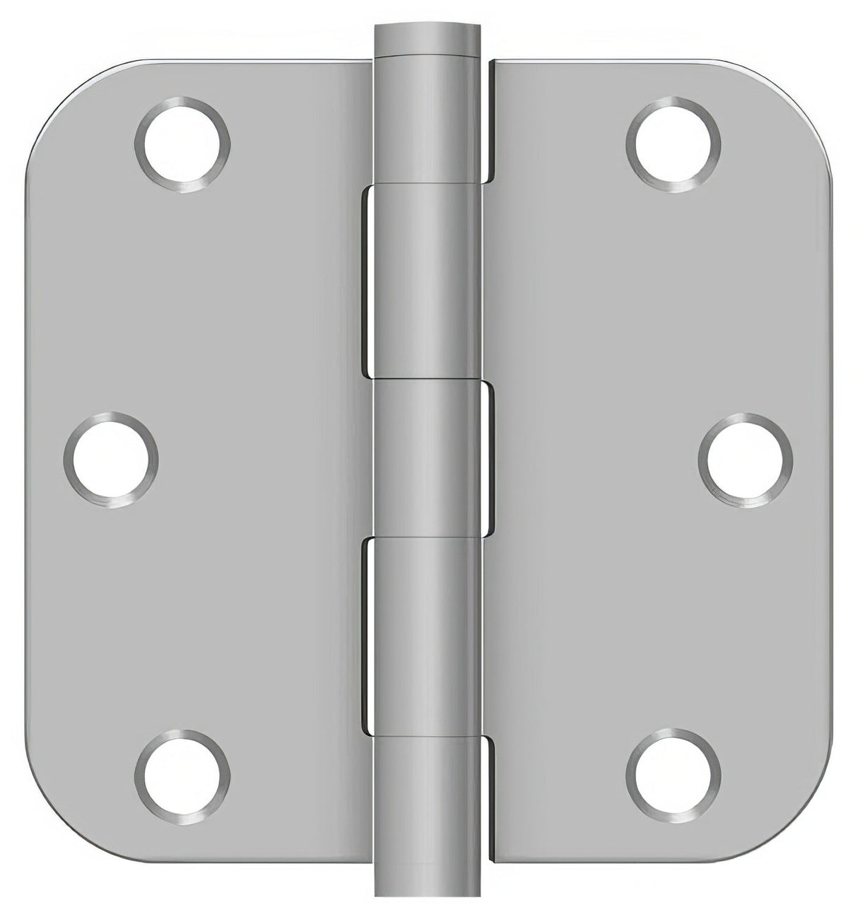 Deltana SS35R5U32D-R 3-1/2" x 3-1/2" Stainless Steel 5/8" Radius Corner Door Hinge