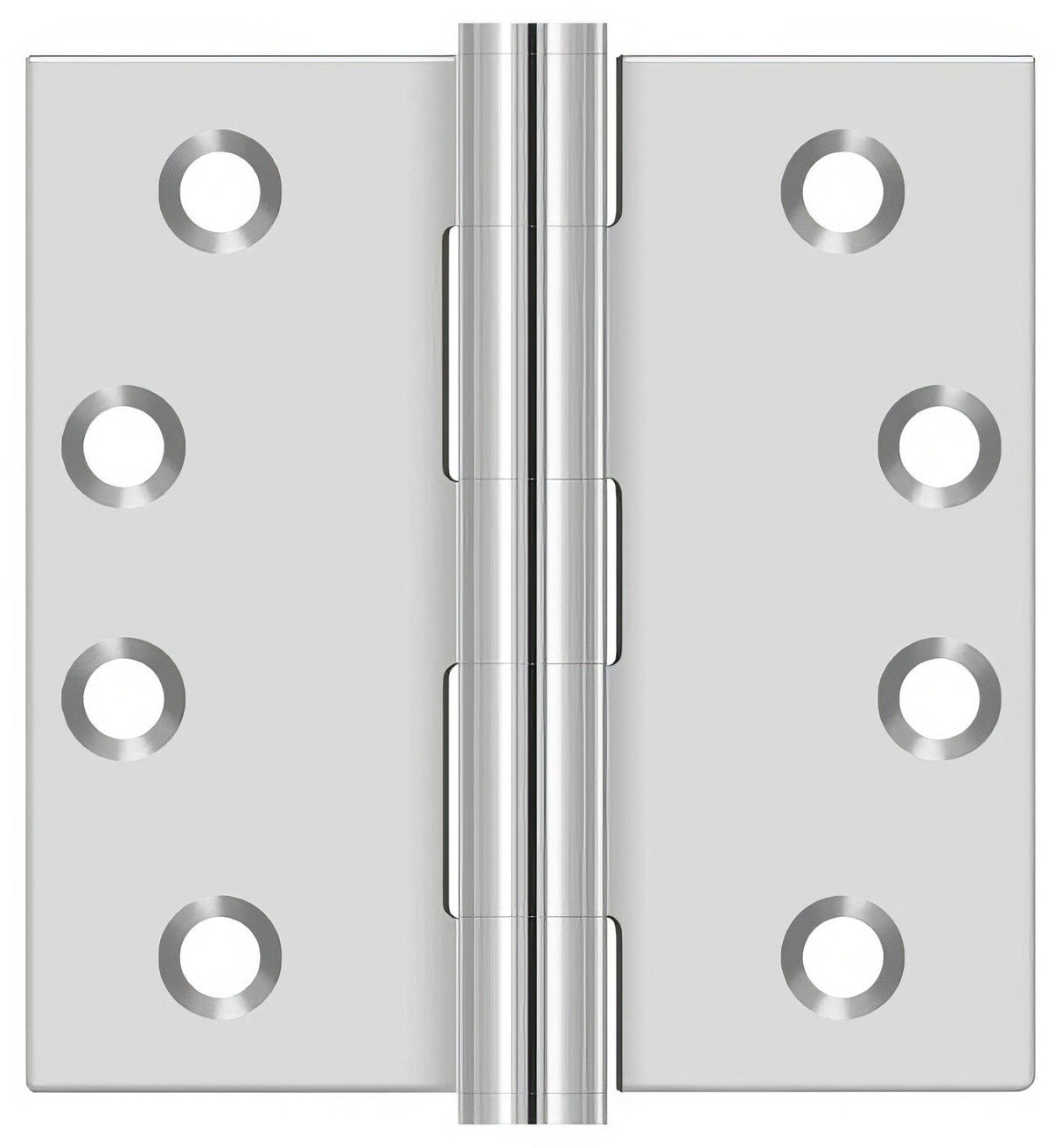 Deltana SS44U32D door hinge in polished brass, additional view