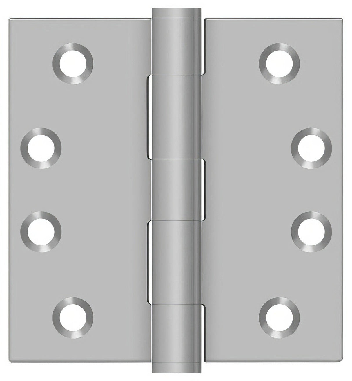 Deltana SS44U32D door hinge in satin stainless, additional view