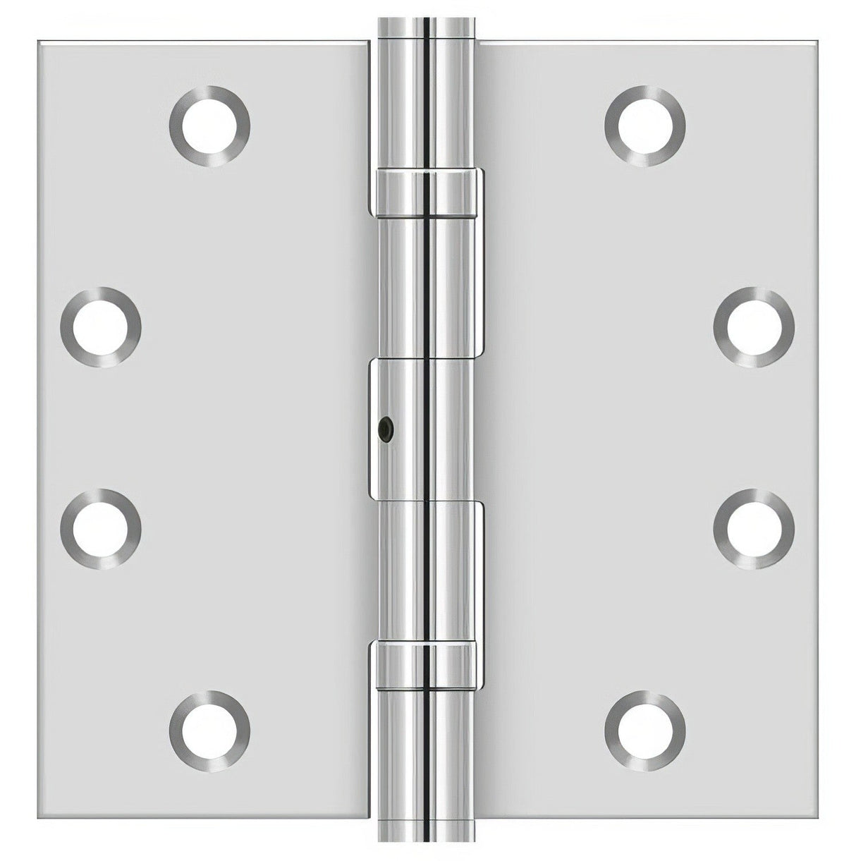 Deltana SS45NBU32D door hinge in polished brass, additional view