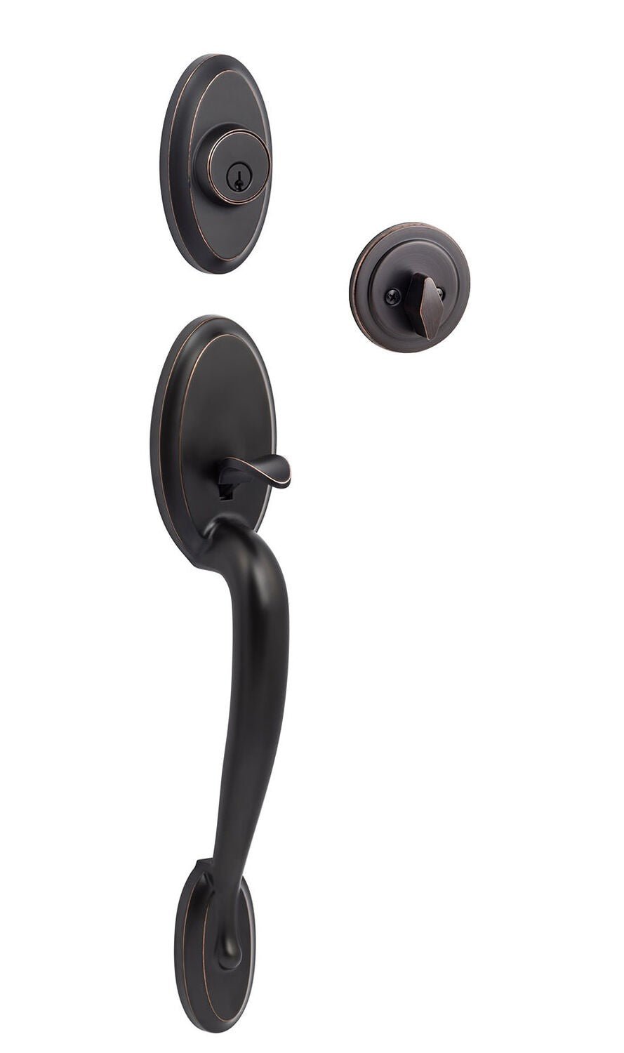 Sure-Loc Hardware Sure-Loc AN500 11P Aspen Dummy Handleset Vintage Bronze