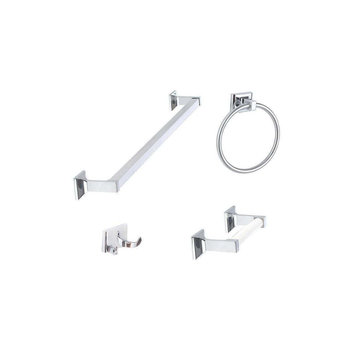 Sure-Loc Hardware Sure-Loc BA-SET-PH2 Basic Series 4 Piece Bathroom Hardware Set
