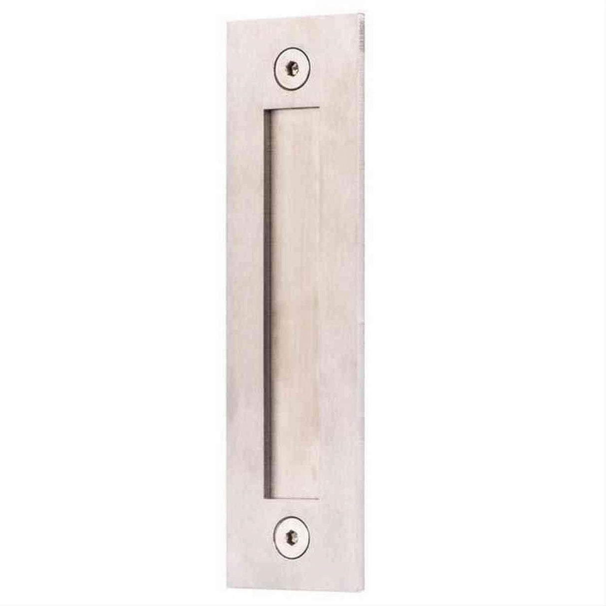 Sure-Loc Hardware Sure-Loc BARN-FL2 15 Flush Mounted Barn Door Handle Satin Nickel