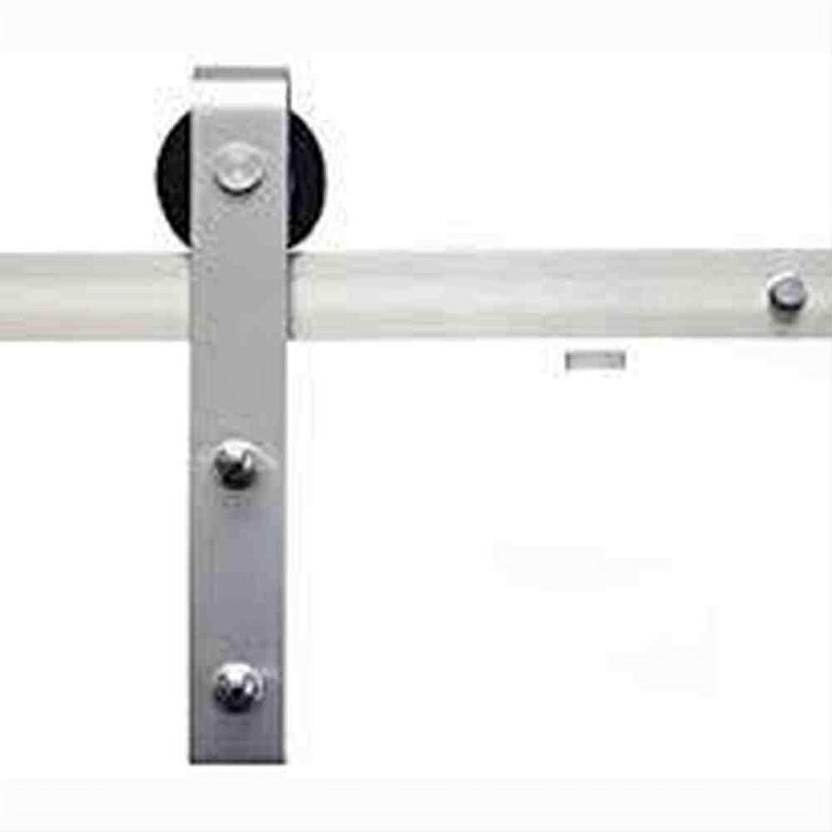 Sure-Loc Hardware Sure-Loc BARN-KIT96 15 96 Inch Barn Door Track System Satin Nickel