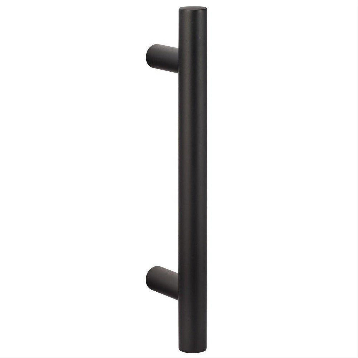 Sure-Loc Hardware Sure-Loc BARN-RD1 FBL Barn Door Handle 12 Inch Ladder Single Sided Flat Black