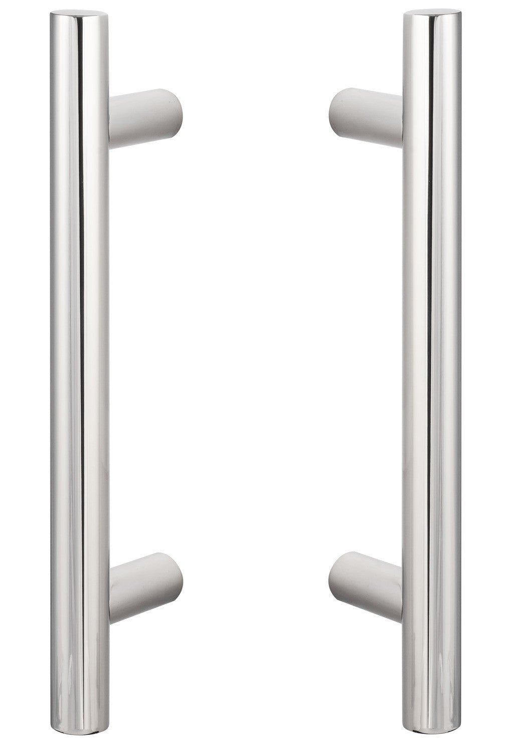 Sure-Loc Hardware Sure-Loc BARN-RD2 26 Barn Door Handle 12 Inch Ladder 2-sided Polished Chrome