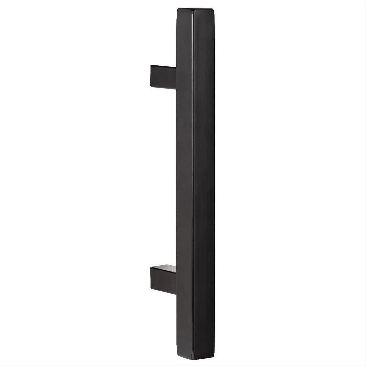 Sure-Loc Hardware Sure-Loc BARN-SQ3 FBL Square 12" Ladder Barn Door Handle with Flush Handle Flat Black