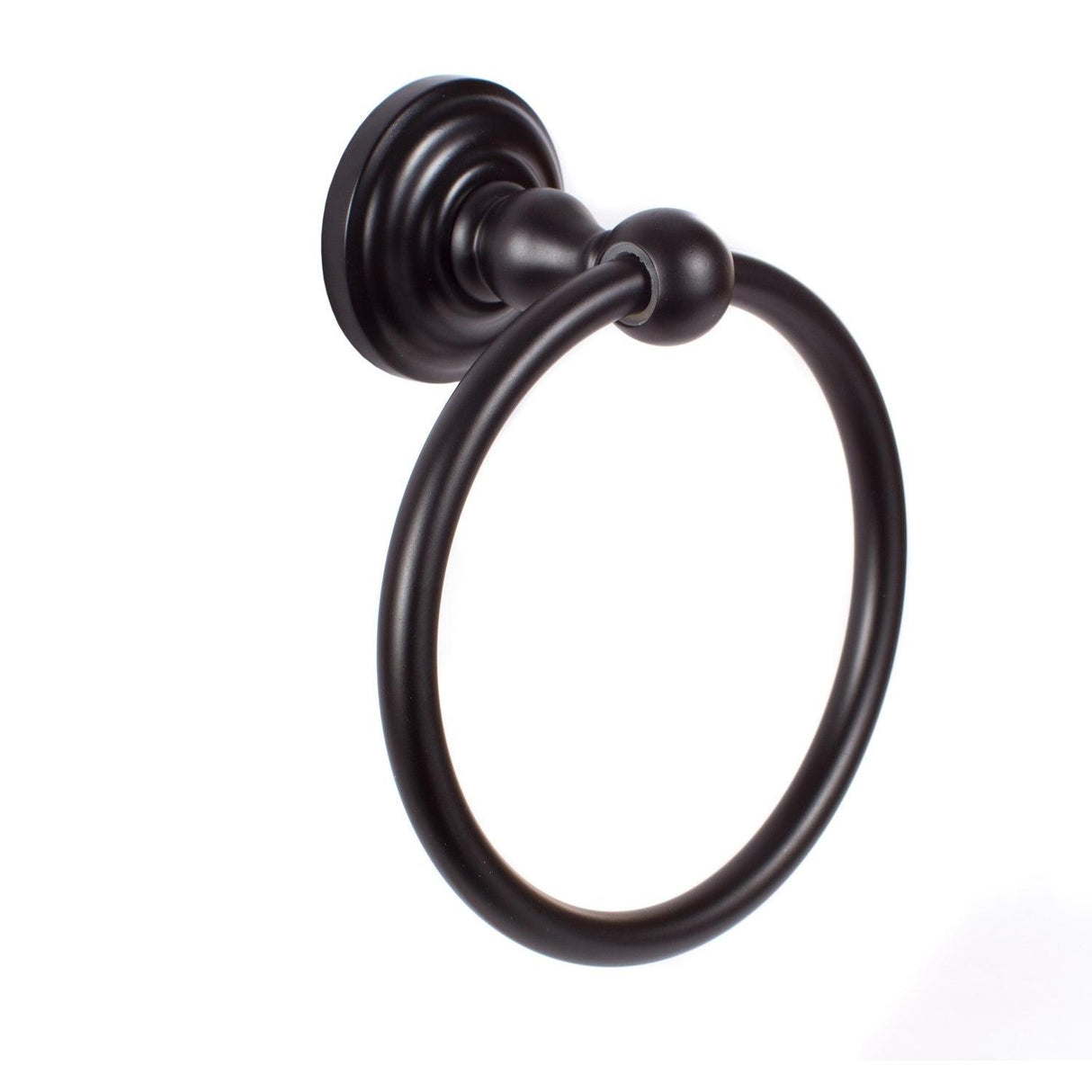 Sure-Loc Hardware Sure-Loc BL-TR1 FBL Boulder Bath Series Towel Ring Flat Black