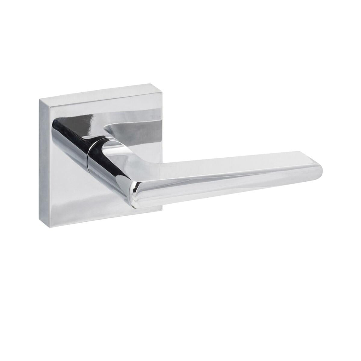 Sure-Loc Hardware Sure-Loc BS102-SQ 26 Mondern Series Basel Square Privacy Door Lever Polished Chrome