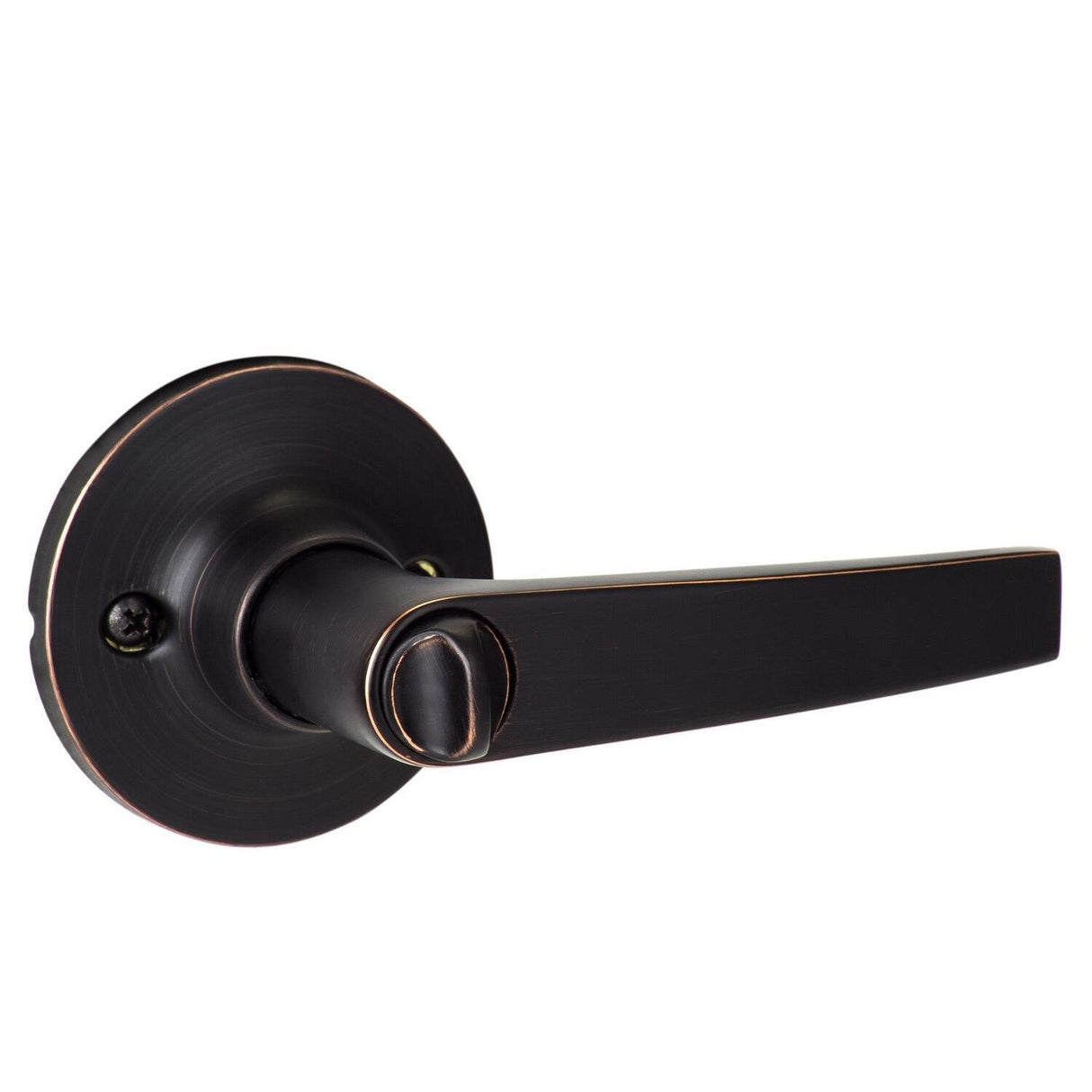 Sure-Loc Hardware Sure-Loc CD102 11P Cedar Privacy Door Lever Vintage Bronze