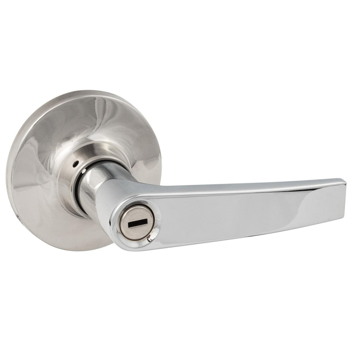 Sure-Loc Hardware Sure-Loc CD102 26 Cedar Privacy Door Lever Polished Chrome