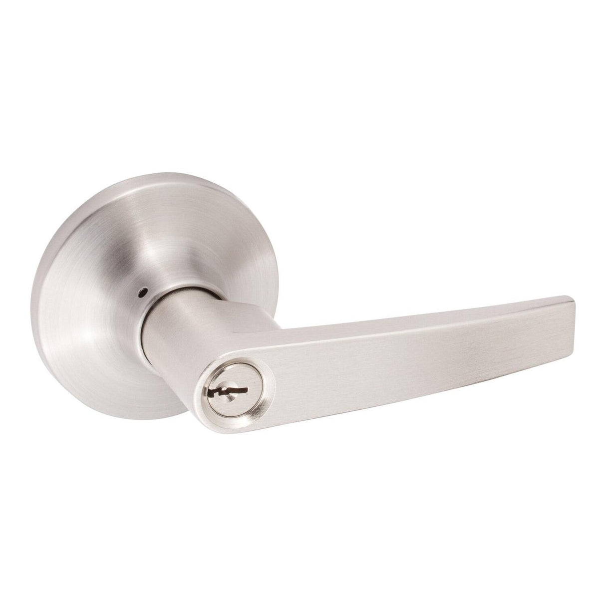Sure-Loc Hardware Sure-Loc CD107 15 Cedar Keyed Entry Door Lever Satin Nickel