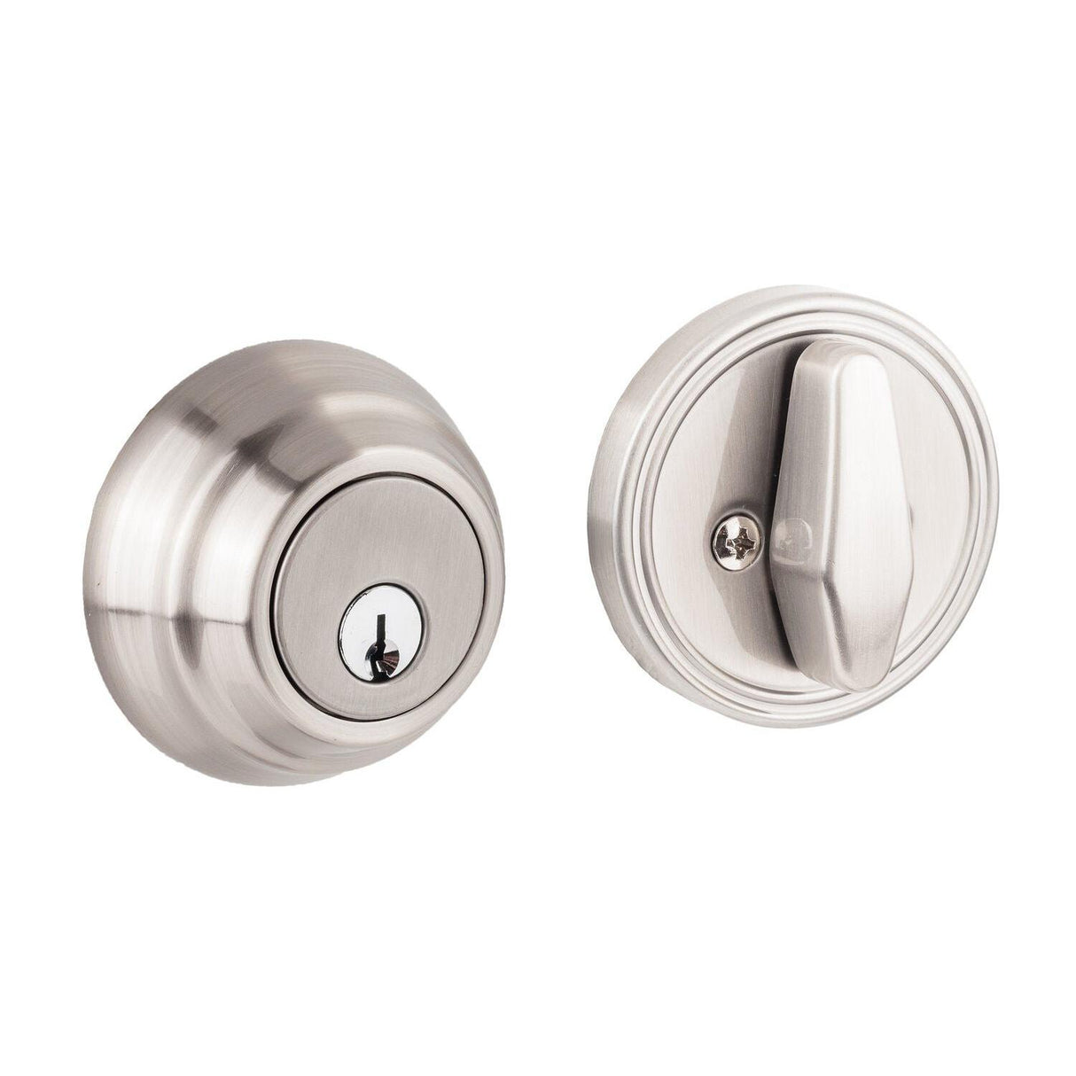 Sure-Loc Hardware Sure-Loc DB201-EG 15 Elegance Single Cylinder Deadbolt Satin Nickel