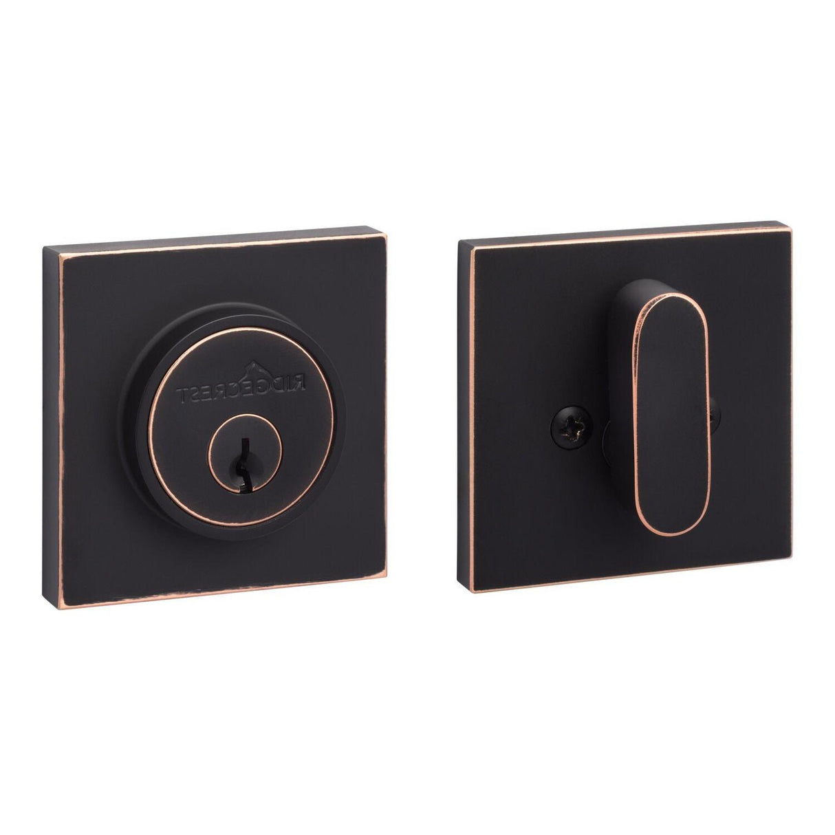 Sure-Loc Hardware Sure-Loc DB201-LN 11P Logan Single Cylinder Deadbolt Vintage Bronze