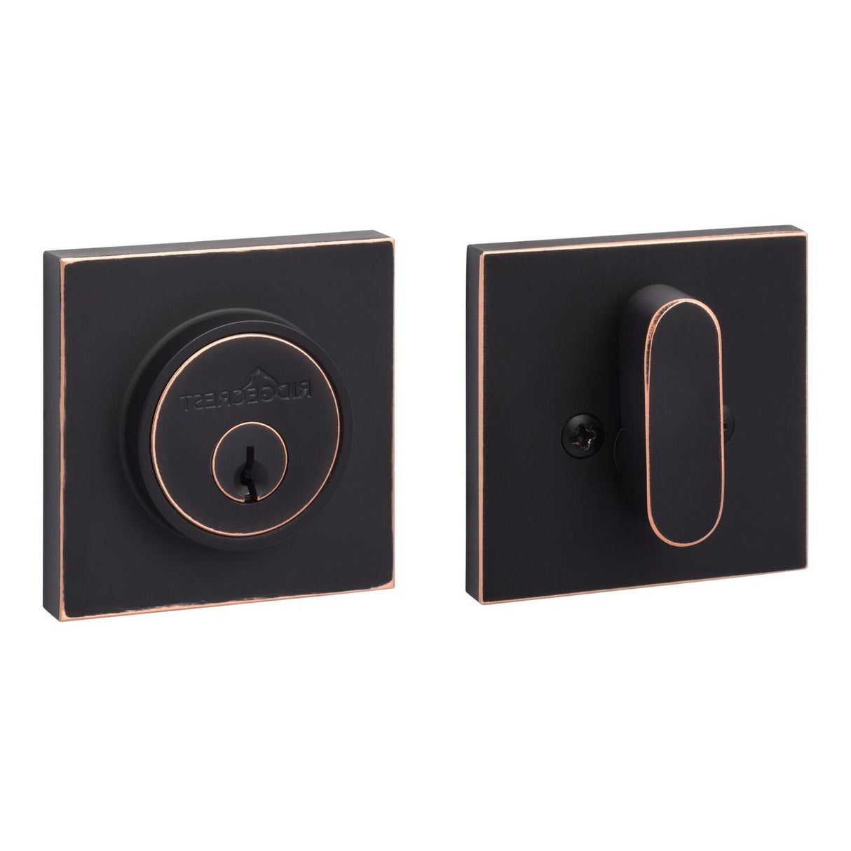 Sure-Loc Hardware Sure-Loc DB201-MTN 11P Single Cylinder Moutain Deadbolt Vintage Bronze