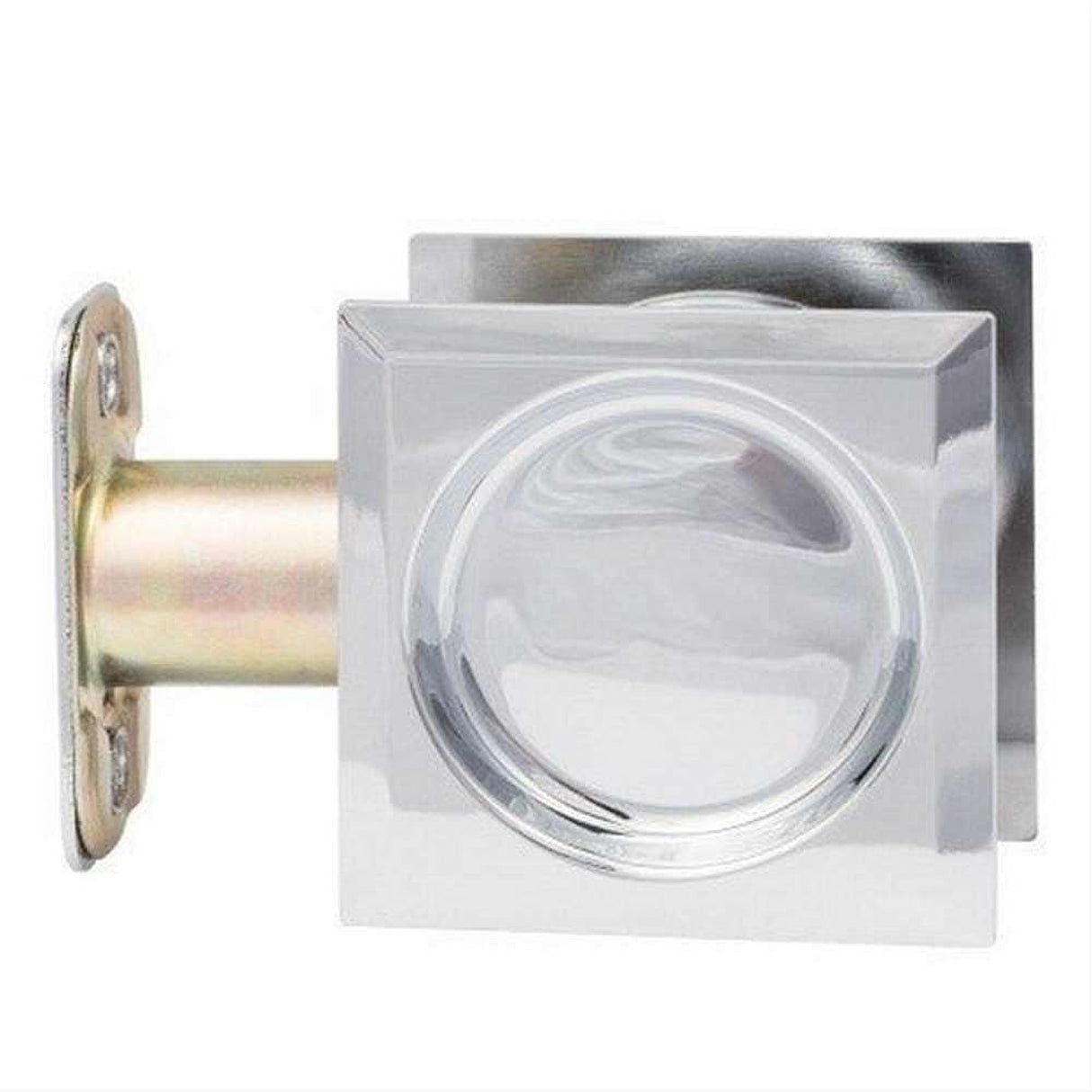 Sure-Loc Hardware Sure-Loc DP-SQ01 26 Square Passage Pocket Door Pull Polished Chrome