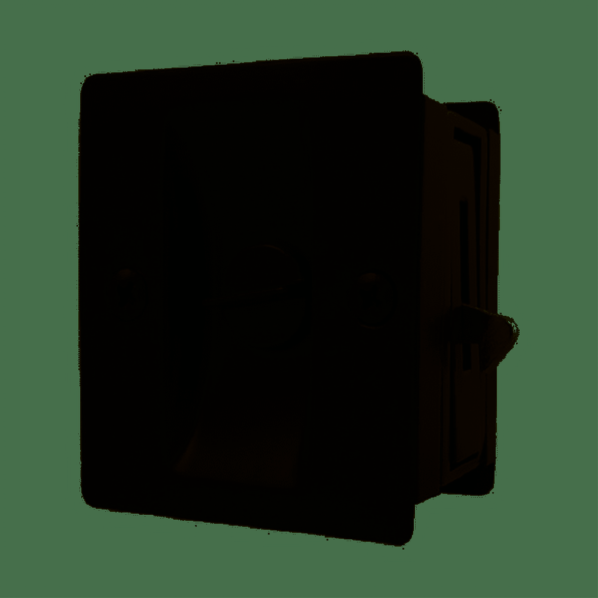 Sure-Loc Hardware Sure-Loc DP711 FBL Square Pocket Door Pull - Passage Flat Black