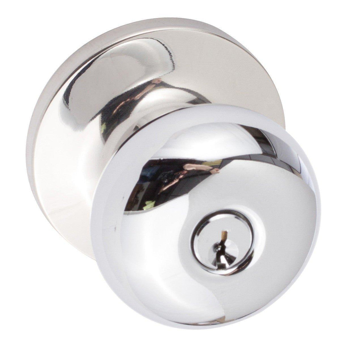 Sure-Loc Hardware Sure-Loc DU107 26 Durango Keyed Entry Knob Polished Chrome