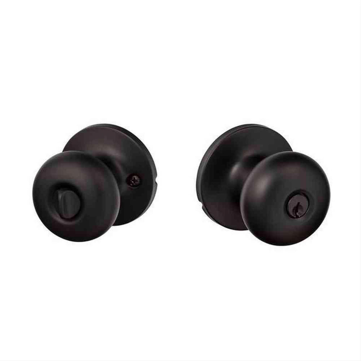 Sure-Loc Hardware Sure-Loc DU107 FBL Durango Keyed Entry Knob Flat Black