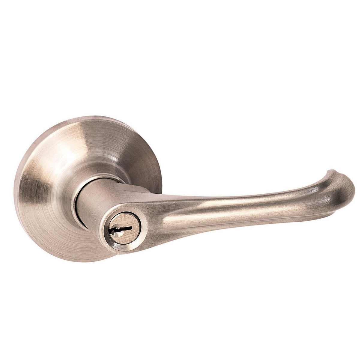 Sure-Loc Hardware Sure-Loc HA107 15 Helena Keyed Entry Door Lever Satin Nickel